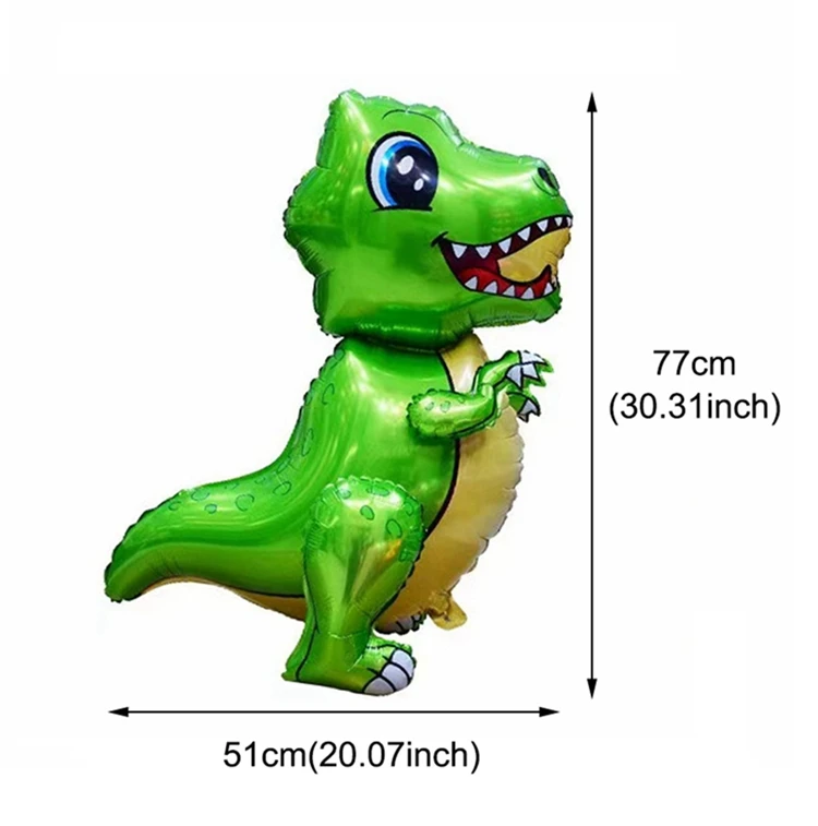 1 шт., 4D воздушные шары динозавров для прогулок, Трицератопс, стегозавр, животные, фольгированные шары, джунгли, сафари, день рождения, Декор, балоны, глобусы