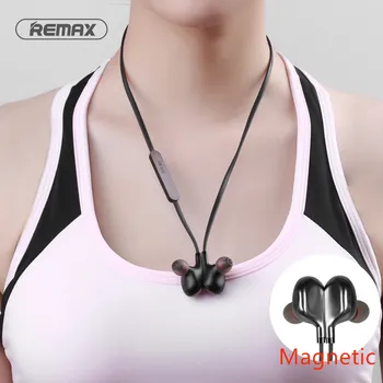 

REMAX In-ear Bluetooth Earphone V4.2 Bluetooth Sport Earphone with Microphone Stereo for Phone Neckband