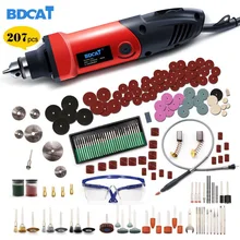 BDCAT 400W Mini Drill Rotary Tool Variable Speed Electric Grinder Engraving Polishing Power Tools with 206pcs Dremel Accessories BDCAT 400W Mini Drill Rotary Tool Variable Speed Electric Grinder Engraving Polishing Power Tools with 206pcs Dremel Accessories