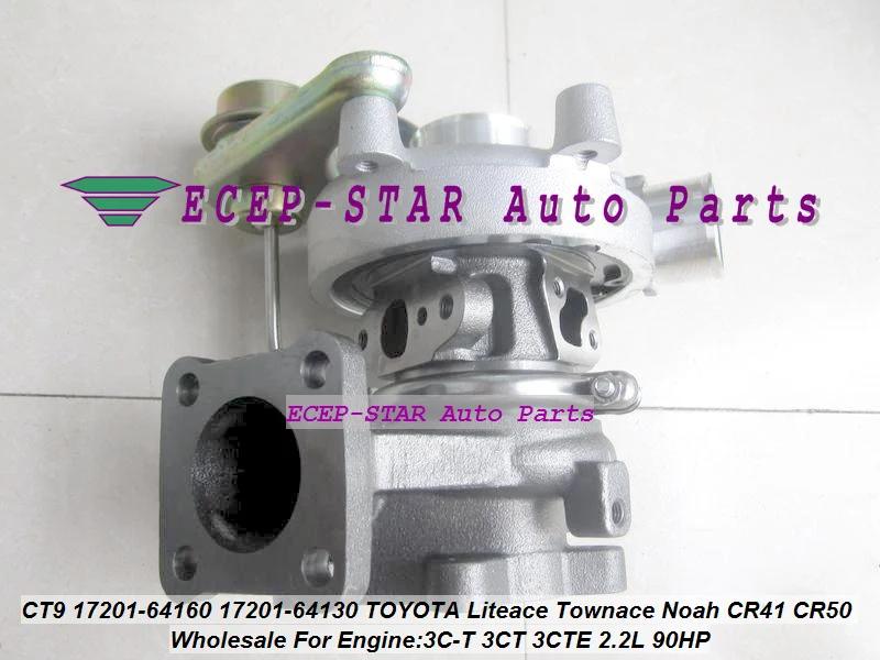 TURBO CT9 17201-64160 17201 64160 17201-64130 For TOYOTA Liteace Townace Town Noah CR41 CR50 3C-T 3CT 3CTE 2.2L (6)