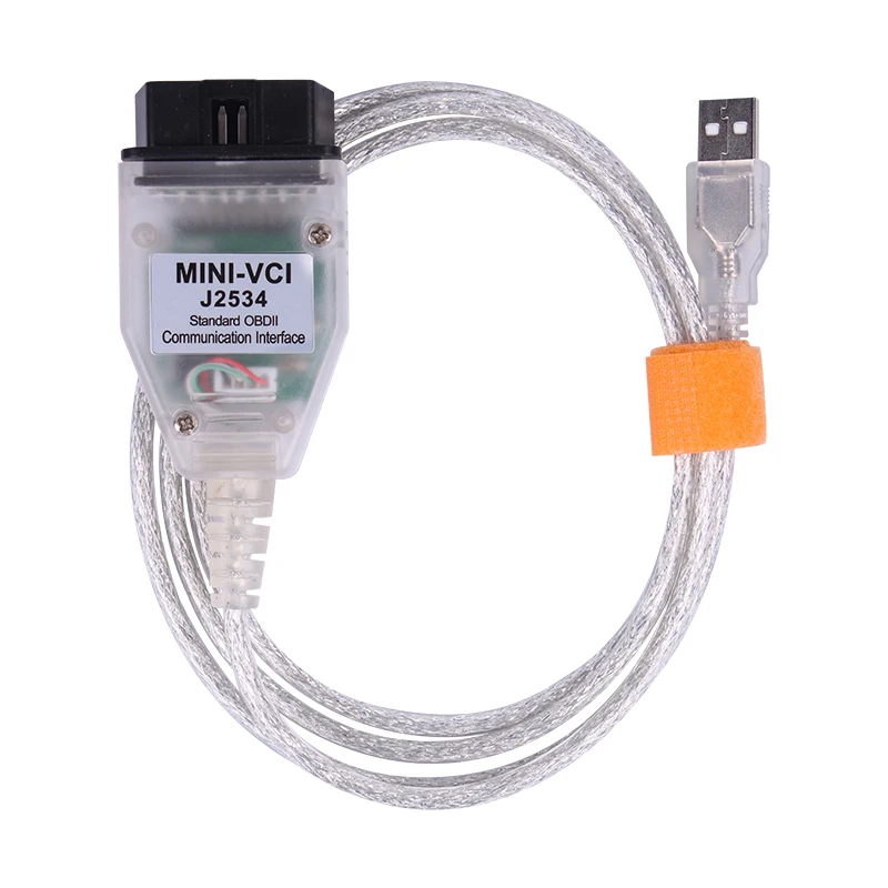 Мини VCI J2534 OBD2 USB интерфейс для Toyota TIS Techstream V13.00.022 FTDI FT232RQ чип автомобиля диагностические кабели Разъемы