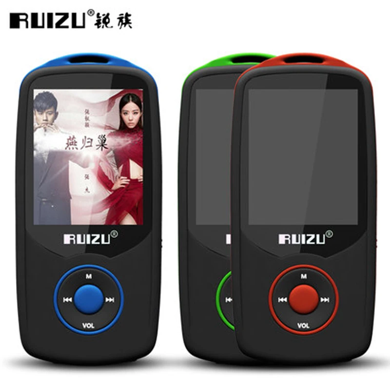 Спортивный MP3-плеер ruidu X50, Bluetooth, 8 ГБ, мини-клип с поддержкой экрана, FM, запись, электронная книга, часы, шагомер