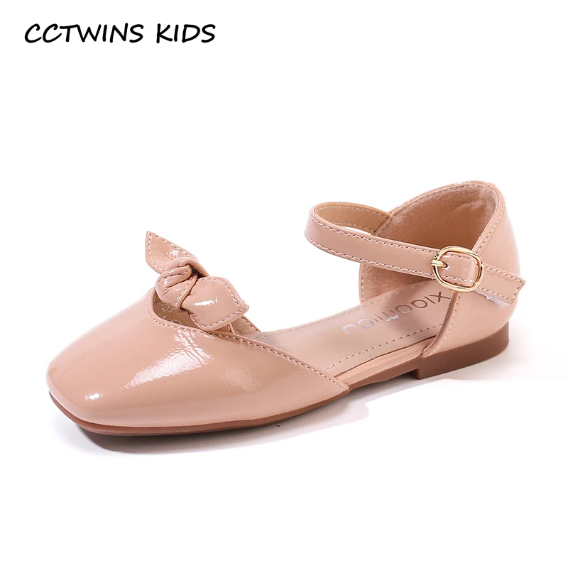 

CCTWINS Kids Shoes 2019 Spring Girls Flat Baby Fashion Princess Butterfly Dress Party Shoes Children Brand Mary Jane GM2356