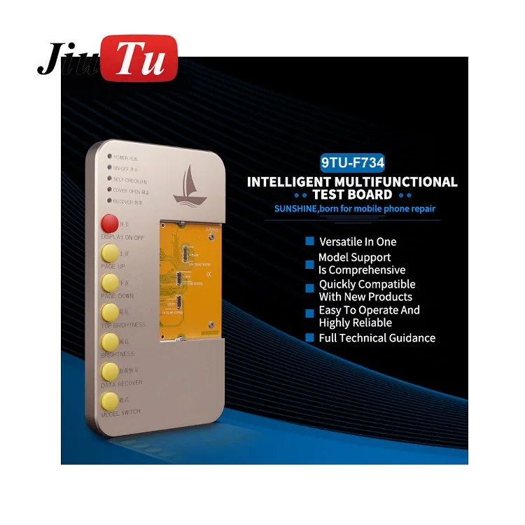 LCD Tester Box Test Board for iPhone MAX XS XR X Screen Display 3D Touch Ambient Light Sensor Original Color Restore Testing jiutu (9)