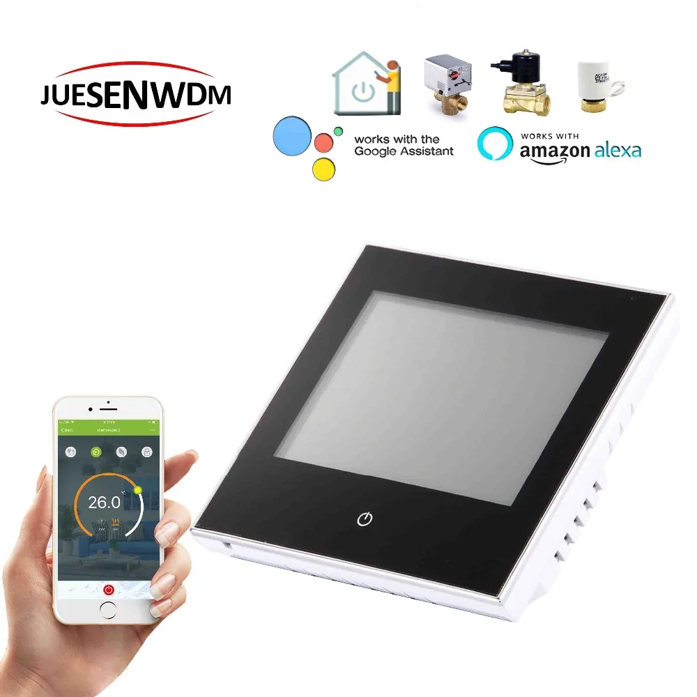 24VAC 95 240VAC 3A без/NC сенсорный пол с подогревом Wi Fi термостат для нагрева