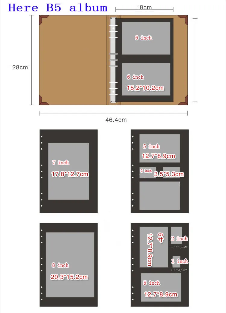 kraft paper photo albums (16)