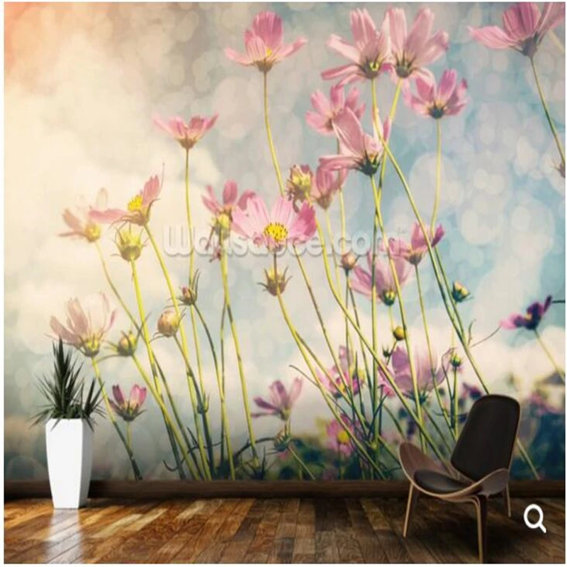 Téléchargement gratuit Images Papier Peint Retro Fleur Cosmos Avec Des Tons Vintage Peintures le plus cool salutations