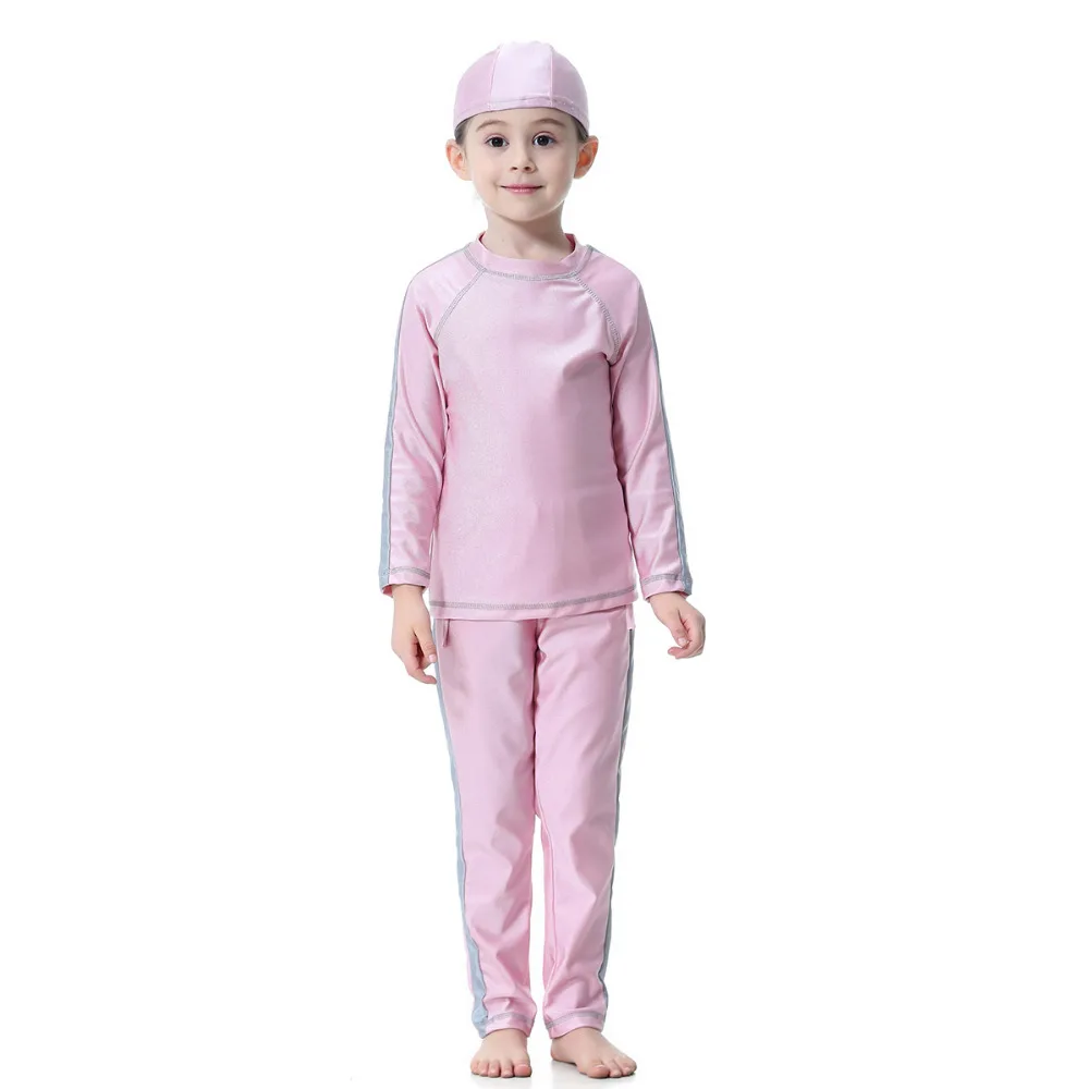 meninas manga longa roupa de banho 80-160cm
