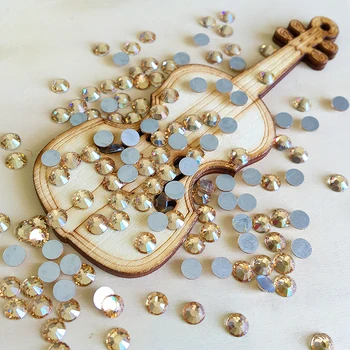 

Flat Back Rhinestone Crystal Strass Golden Shadow 50pcs ss20 4.6-4.8mm Non hotfix Nail Art Rhinestones