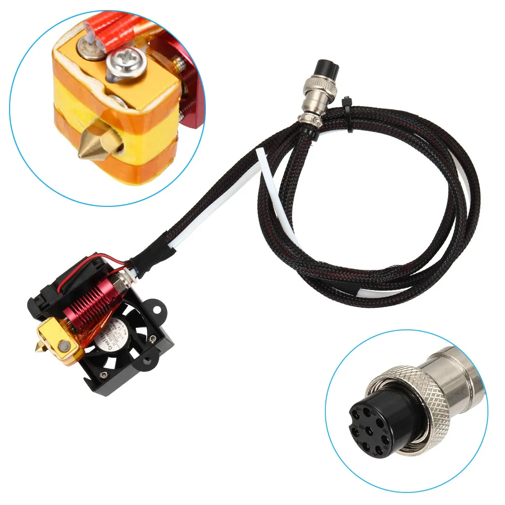 

0.4mm Nozzle Extruder Hot End Kits MK8 Extruder Sets for Creality CR-10 DJA99