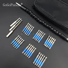 35 шт./лот 50 мм GCr15 биты pozidrive шестигранные хвостовиком противоскользящие отвертки биты Магнитная Одна Головка PZ1/PZ2/PZ3 PH1 PH2 PH3