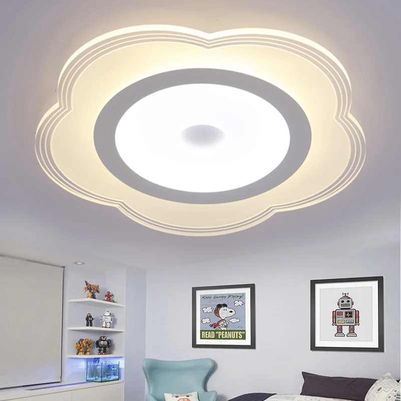 

Modern simplified LED ultra thin round ceiling lamp warm romantic bedroom lamp room room lamp room lamp