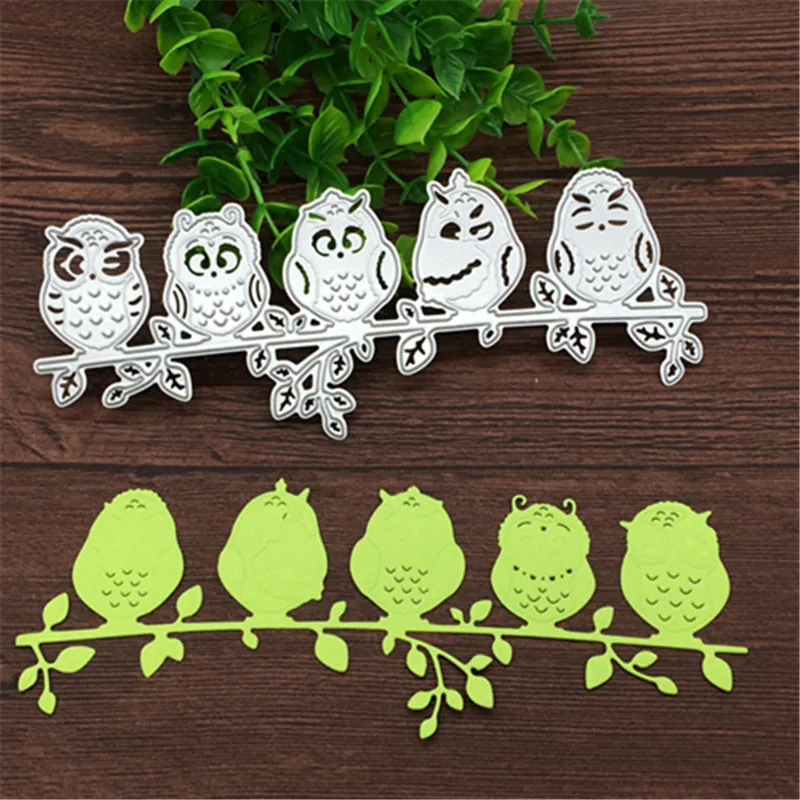 

2017 Sale Scrapbooking Matrice Owls Metal Cutting Dies Stencil Scrapbooking Photo Album Card Paper Embossing Craft Diy