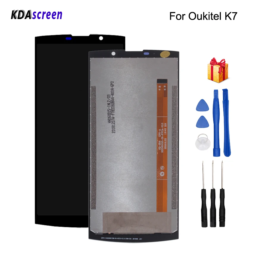 

Original For Oukitel K7 LCD Display Touch Screen Assembly For Oukitel K7 Power Screen LCD Display Phone Parts Free Tools