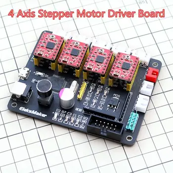 

4 Axis USB CNC Stepper Motor Control Board Driver 12V Power For Laser Engraver