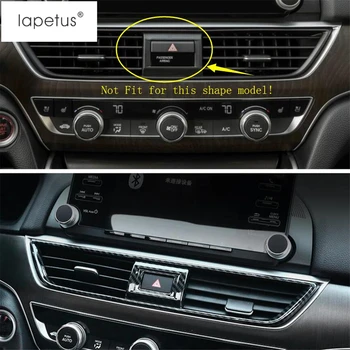 

Lapetus Accessories Fit For Honda Accord 2018 - 2020 ABS Central Air AC Outlet Vent Molding Cover Kit Trim Matte / Carbon Fiber