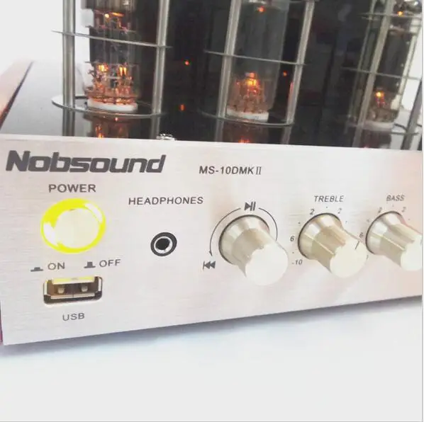 Nobsound MS-10D MKII Hifi 2,0 вакуумный ламповый усилитель USB/Bluetooth домашний аудио усилитель 25 Вт* 2 220 В усилитель bluetooth