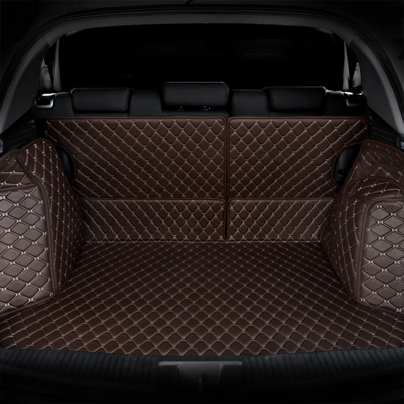 

Tesla MODEL S MODEL X MODEL 3 WEY VV5 S VV6 VV7 S W02 P8 LYNK&CO 01 02 03 Leather Luxury Surround car trunk mat mats carpet pad