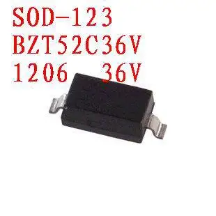 

100PCS SOD-123 Zener diode BZT52C47V BZT52C43V BZT52C39V BZT52C36V BZT52C33V BZT52C30V BZT52C27V BZT52C24V BZT52C22V