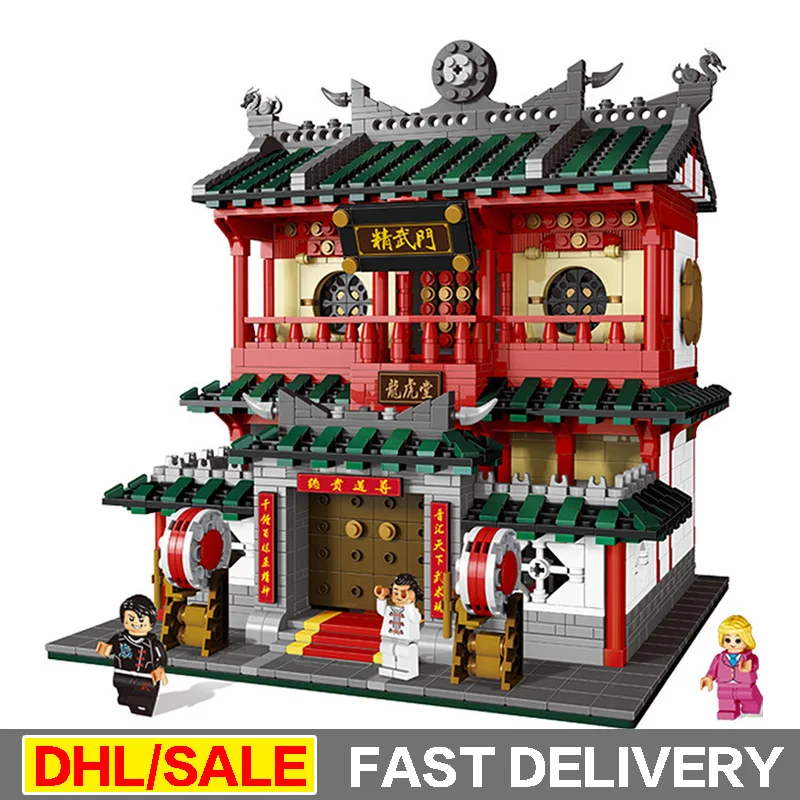 XingBao 01004 2531Pcs Block Genuine Creative Building Chinese Martial Arts  Building Blocks Bricks DIY legoings Toys Clone Lepin