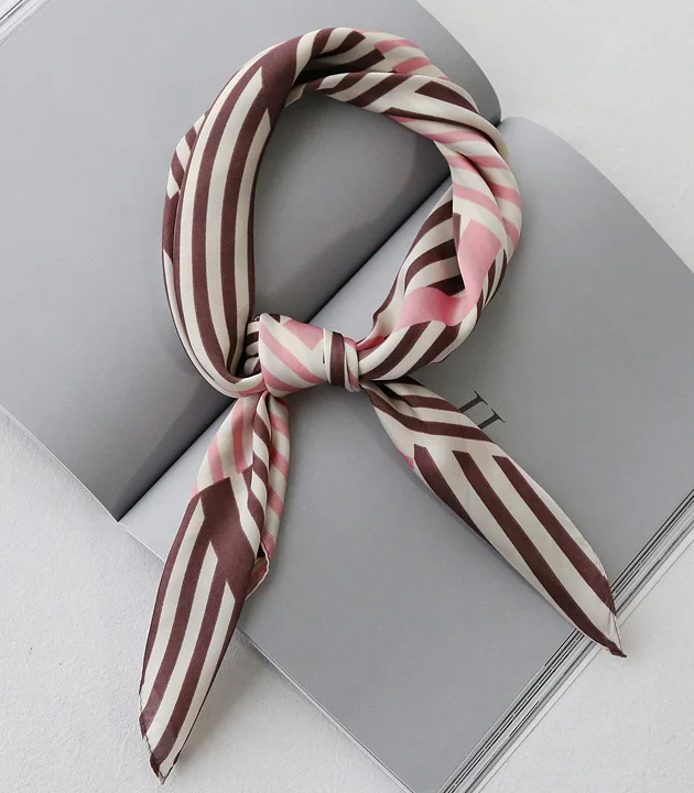 70X70 см многоцветный квадратный шелковый шарф для женщин, хорошее качество, платок для девушек, женские шарфы, шарф для волос, платок - Цвет: 012