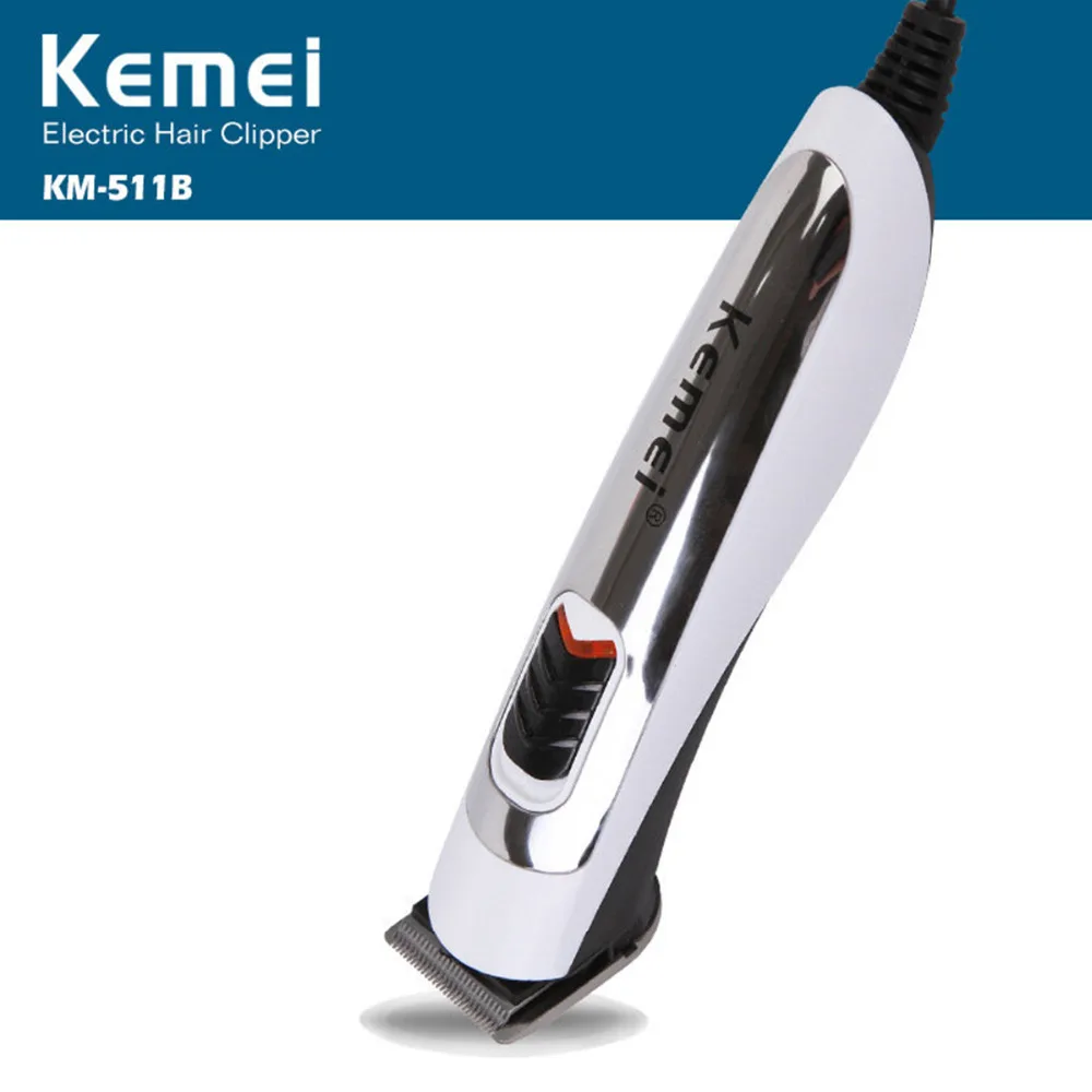 Профессиональный Kemei Электрический перезаряжаемый клипер для удаления волос режущий станковые лезвия триммер для бритья для мужчин KM-511B бритва