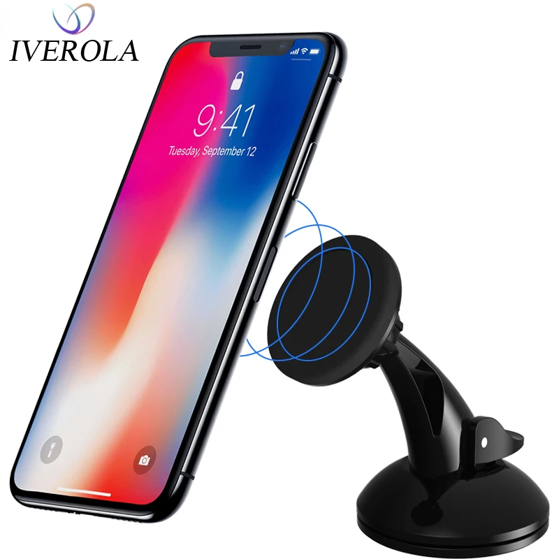 

Univerola Car Holder For Phone Magnetic Car Mount for Dashboard Windshield Car Stand Sticky Suction Cup for iPhone X 8 7 6S Plus