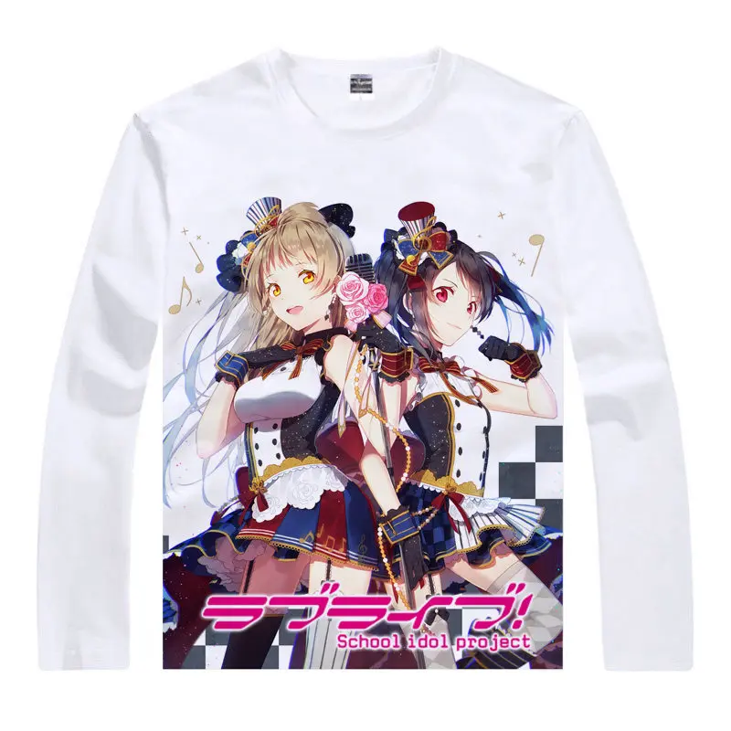 

love live T-Shirt Kotori Minami Shirt fashionable t shirts Anime Cosplay kawaii t-shirt Long sleeves shirts lolita anime shirt a