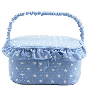 

Sewing with stamping's Hearts Blue 12x23x19 cm