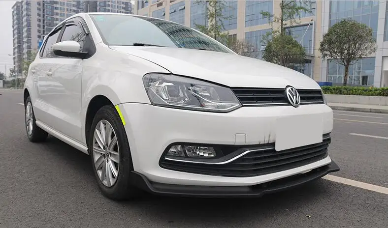 Для volkswagen polo Передний бампер диффузор протектор для- обвес бампер задняя Лопата губы задний спойлер