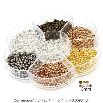 

5 Colors/Set / Diy Iron Bead Set For DIY Jewelry Accessories Finding Making Necklaces Bracelets Handicrafts Supplies