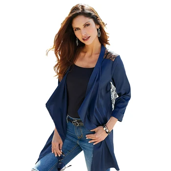 

Chaqueta espalda de encaje semitransparente by VencaStyle