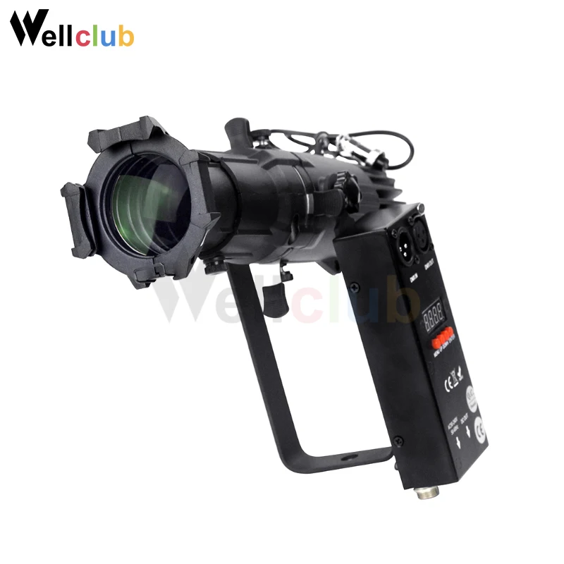 

20W Led Mini Profile Spot Light Imaging Lighting, 2/4 CH for Theatre Stage Party Ellipsoidal Light