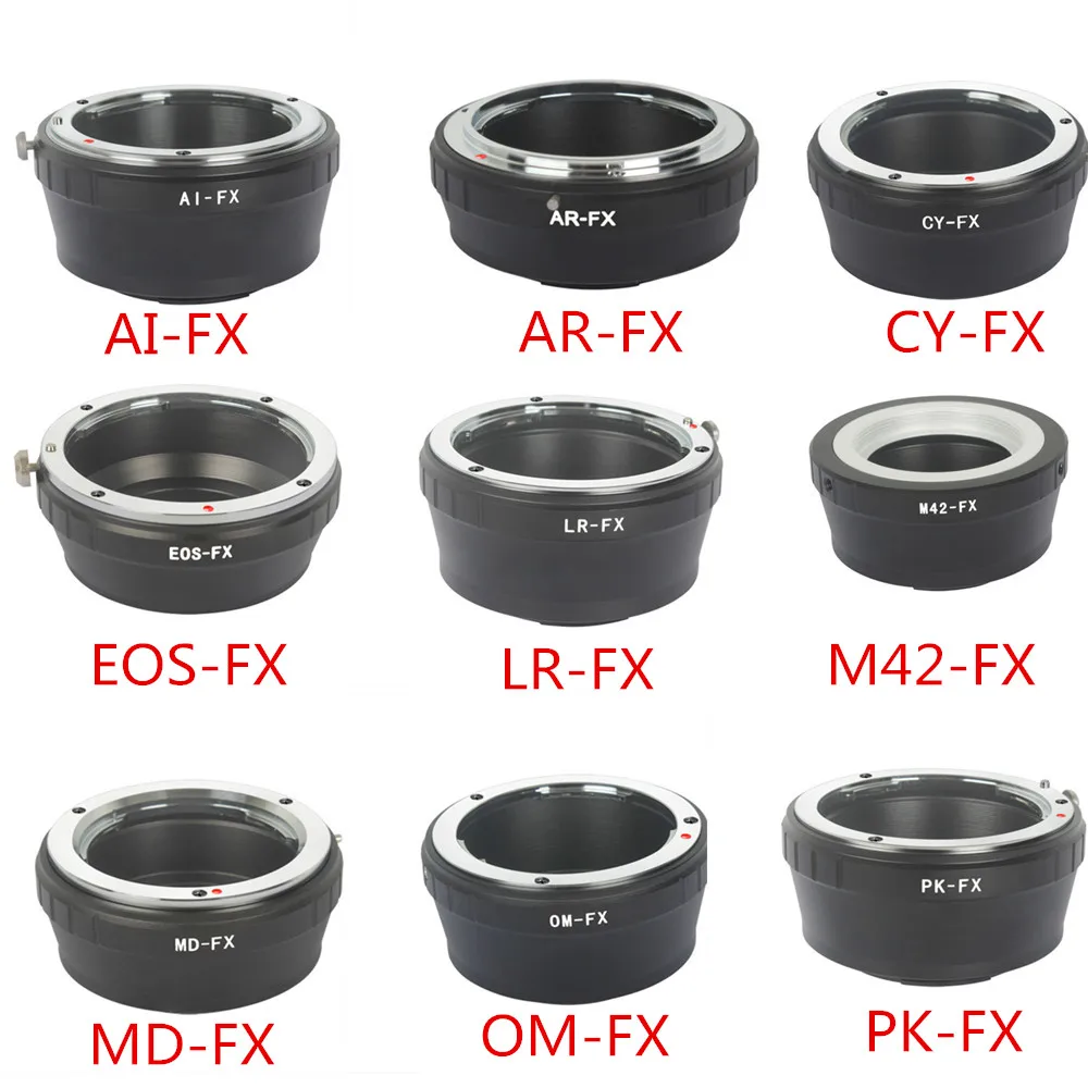 

Camera Lens Adapter Ring For Canon for Nikon AI Pentax Olympus CY LR MD M42 lens For Fujifilm FX Mount Camera X-Pro1 XT10 XE1