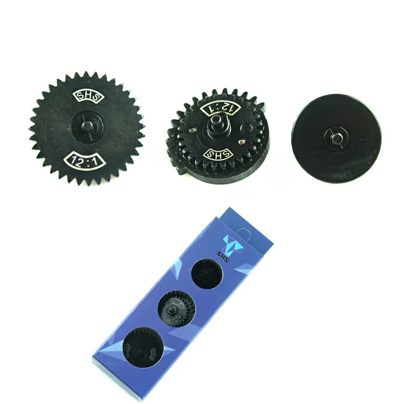 SHS 12:1 Ultra-high speed Gear Set Hunting Accessories for Ver.2 / 3 AEG Airsoft Gearbox SHS New Type 12:1 Gear Set