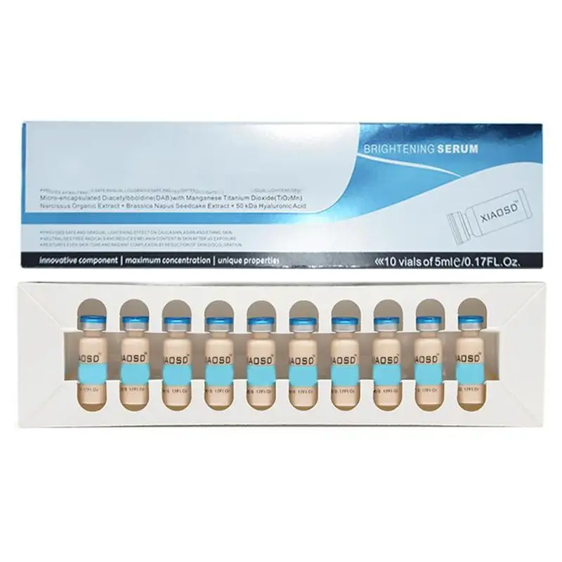 

10Pcs/Set 5ml Skin Cream Meso White Brightening Serum Natural Nude Concealer Make Up Foundation