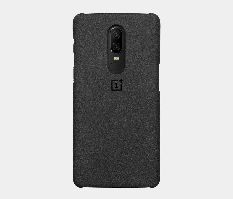 Оригинальная коробка A6003 6,2" Чехол для Oneplus 6 1+ 6 силиконовый песчаник нейлон черное дерево карбоновый бампер откидная задняя крышка - Цвет: Sandstone