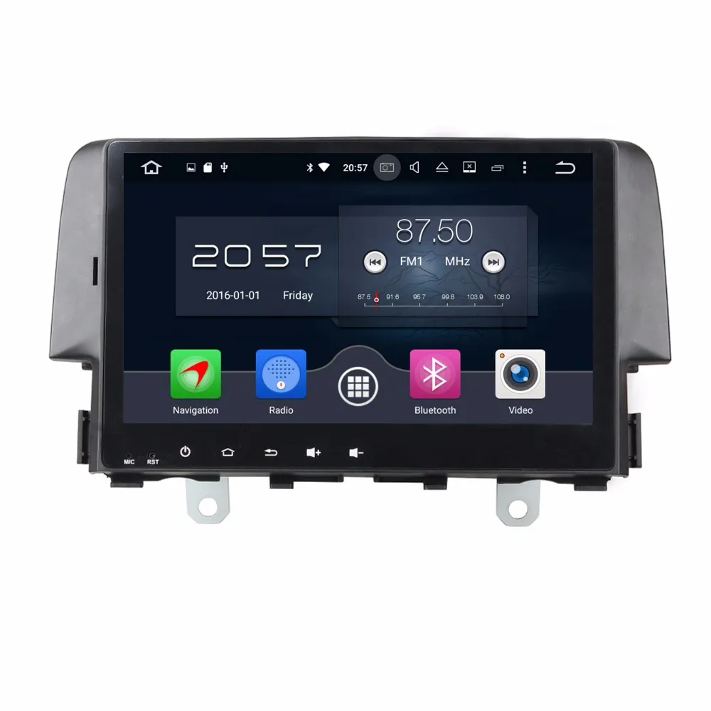 4GB RAM Octa Core 9 Android 6 0 Car Audio Video Player for Honda Civic 2016