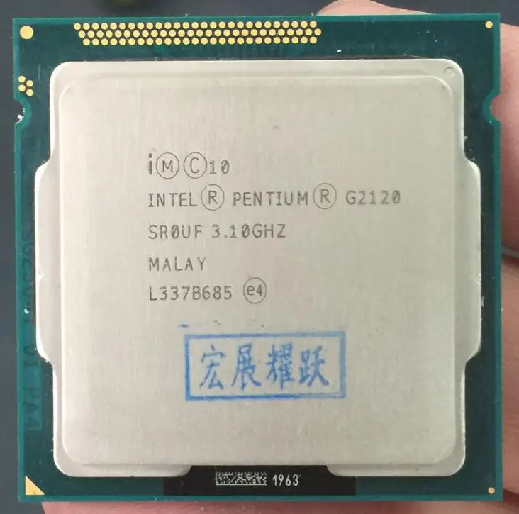 Процессор Intel Pentium G2120(3 м кэш, 3,10 ГГц) cpu LGA 1155, работающий правильно, настольный процессор, настольный компьютер, настольный процессор