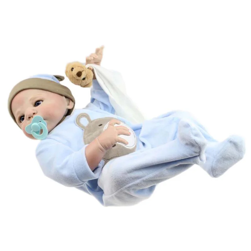 58 см полностью виниловые реалистичные куклы для новорожденных,, мягкие силиконовые куклы ручной работы для мальчиков, игрушки для девочек, коллекция подарков