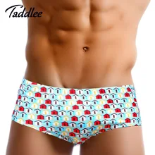 Бренд Taddlee, новинка, Мужская одежда для плавания, купальные костюмы, плавки-боксеры для мужчин, мужские плавки-бикини, шорты для серфинга, европейский размер