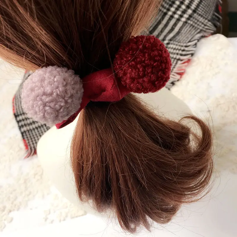 Korea Hair Accessories Colorful Ball Pearl Hair Ring Rubber Headband For Women Head Wear Hair Accessoires Hair Bows -c Korea Hair Accessories Colorful Ball Pearl Hair Ring Rubber Headband For Women Head Wear Hair Accessoires Hair Bows -c
