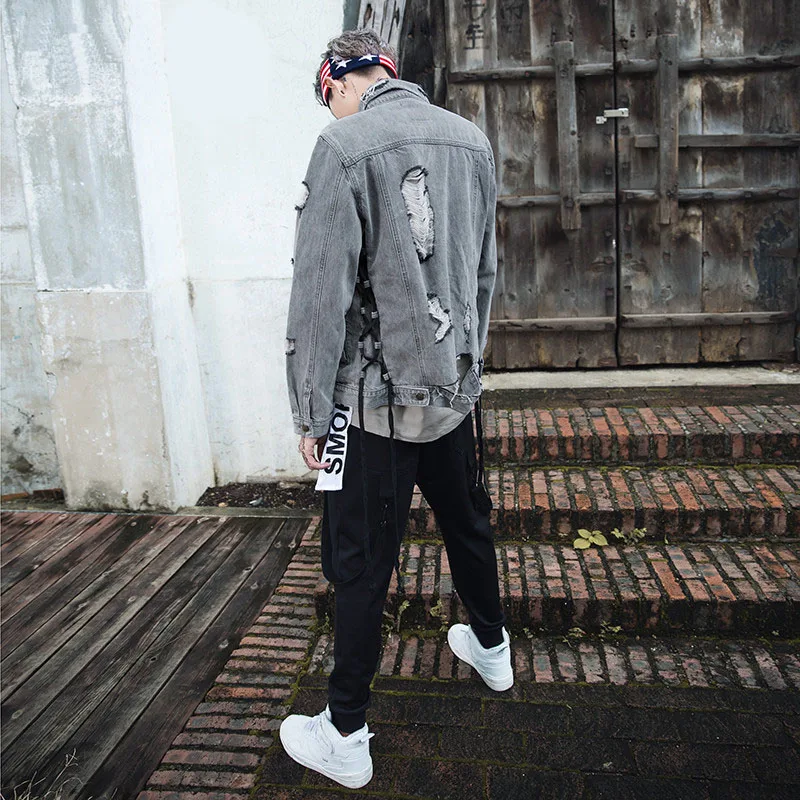 Новая зимняя куртка для мужчин винтажная Модная Джинсовая куртка Slim Fit Мужская джинсовая куртка теплая ковбойская Мужская куртка Верхняя одежда A5128