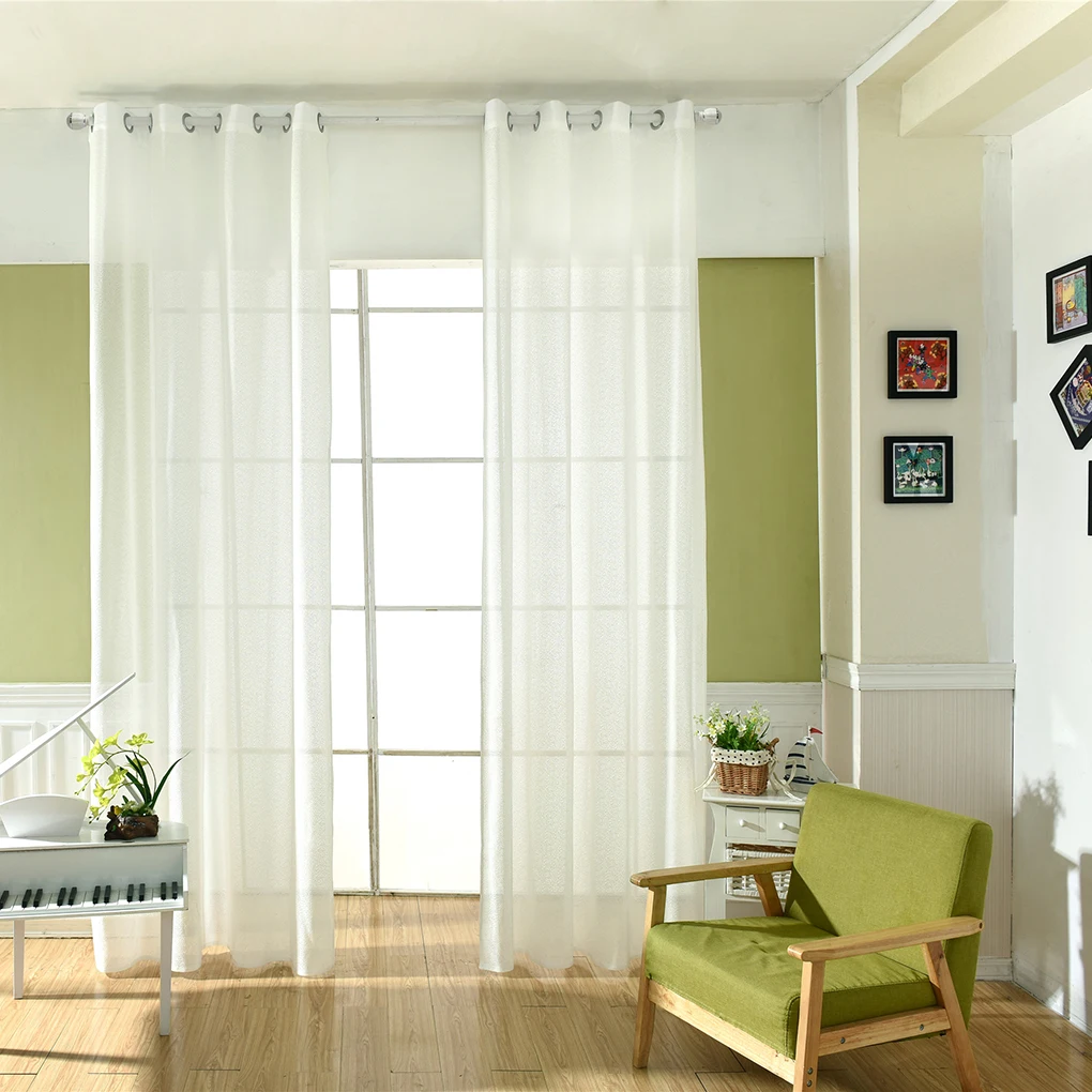 

Multi-Color Window Curtains Home Solid Blackout Drop Curtain Panel for Bedroom Living Room