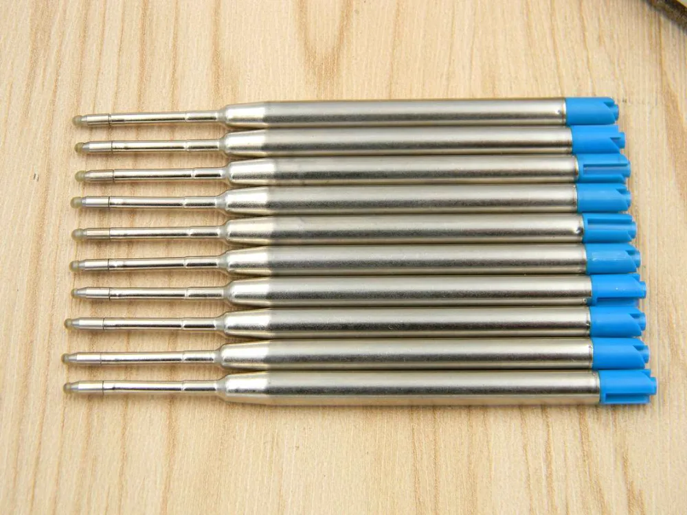 10 шт Металл синий для Stytle шариковая ручка заправки