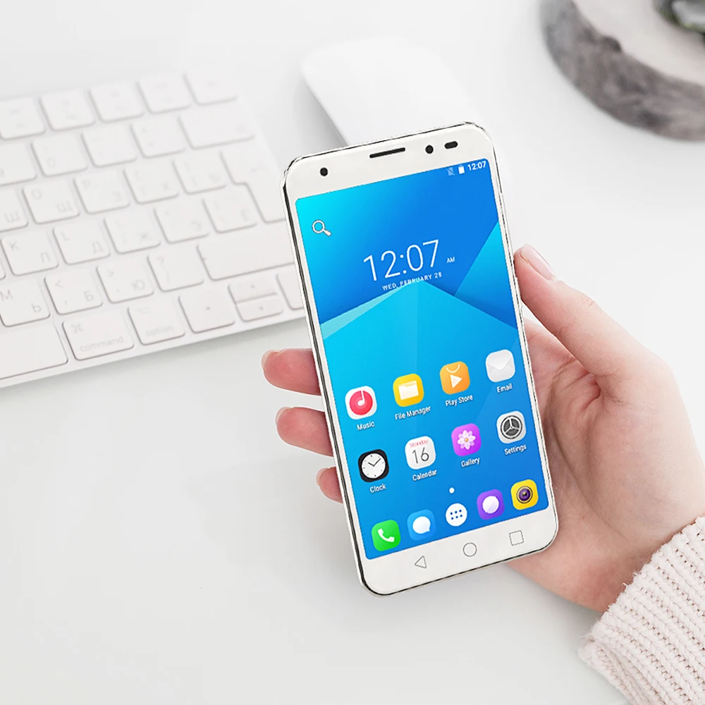 Лидер продаж! YUNTAB белый 5 дюймов S505 Android6.0 4G разблокировать смартфон Quad-core 2 ГБ + 32 ГБ Поддержка двойной сим-карты двойной Камера 3000 мАч