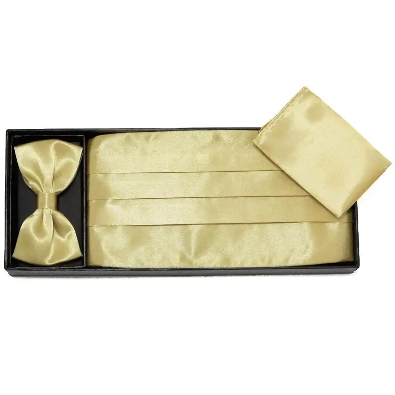 Широкий эластичный Свадебный Пояс-стрейч набор галстук-бабочка платок - Цвет: no box 10