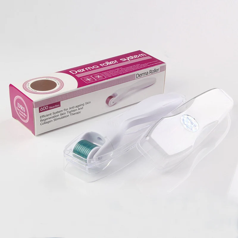 Титановый DRS микро иглы 600 Derma ролик для кожи с микроиглами уход за кожей тонкие