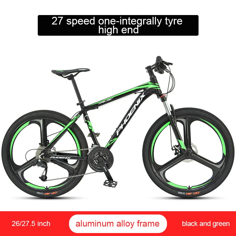 Феникс 26''27. 5'' студенческий внедорожный велосипед горный велосипед 27 скоростей мужской женский стальной велосипед MTB подвеска вилка велосипед - Цвет: type11