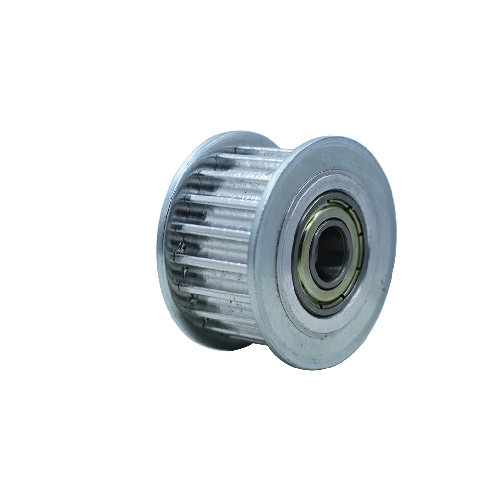 HTD5M 18T Idler Pulley 16/21mm Belt Width Bearing Idler Gear Pulley With/Without Teeth 5/6/7/8/10/12/15mm Bore Idler Pulley